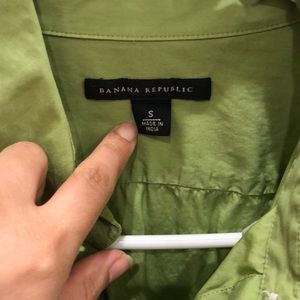 Banana Republic Green top, 3/4 quarter sleeve